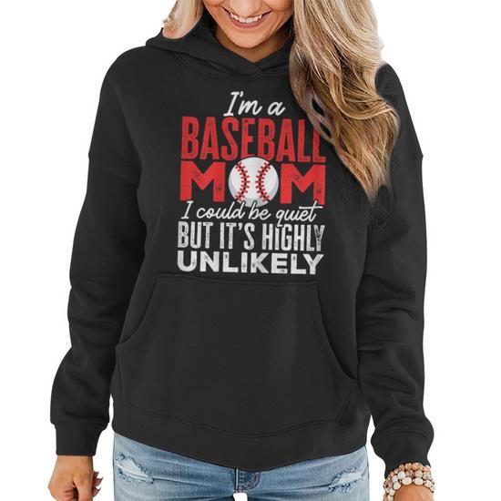 Baseball mom hoodie sale