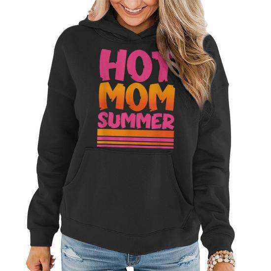 Women's Funny Mothers Day Parody Hot Mom Summer Women Hoodie