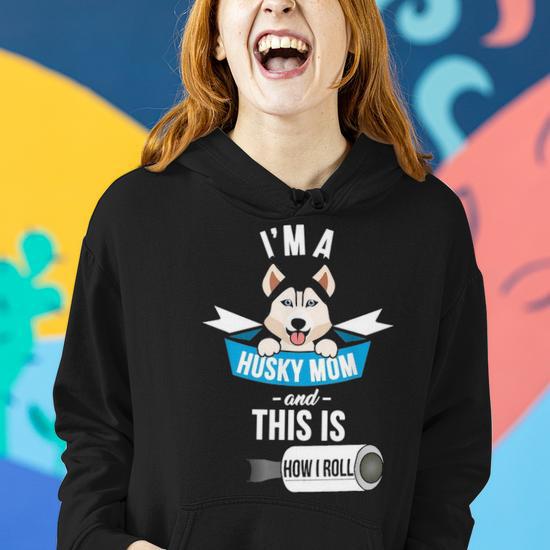 Husky mom sale hoodie