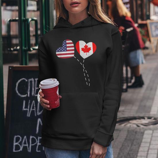 Premium AI Image | Happy Canada day girl wearing Canadian flag jacket Canada day post fete du canada