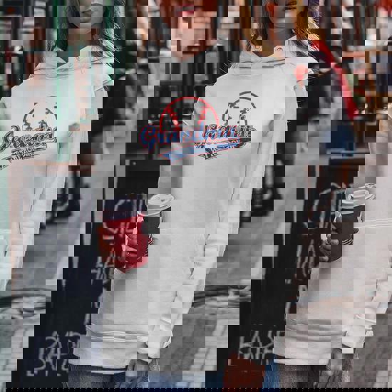 Funny Vintage Baseball Grandma Of The Rookie Women Hoodie - Seseable