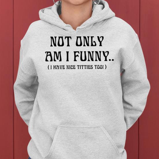 Noffish Women's Funny 'Probably Late For Something' Graphic Sweatshirt - Cotton Blend Crewneck - View #2