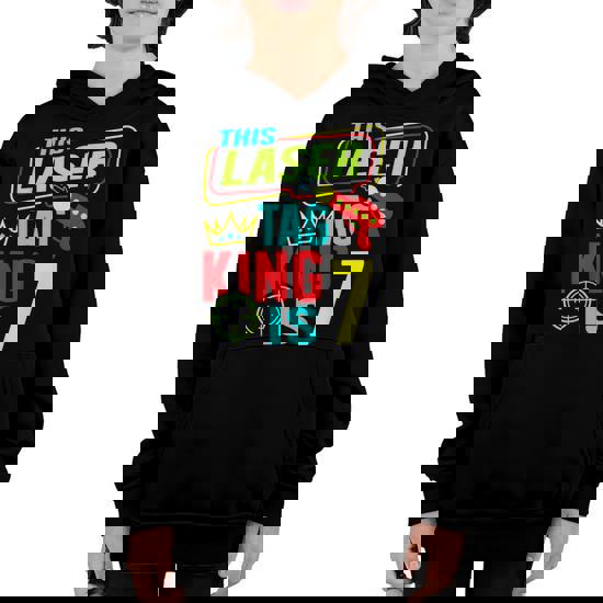 Kids Lasertag King Is 7 Years Old Birthday Party Shirt Gift Idea Kids Lasertag King Is 7 Years Old Birthday Party Shirt Gift Idea