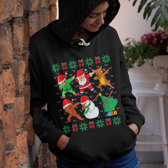 Dabbing santa sweater hotsell