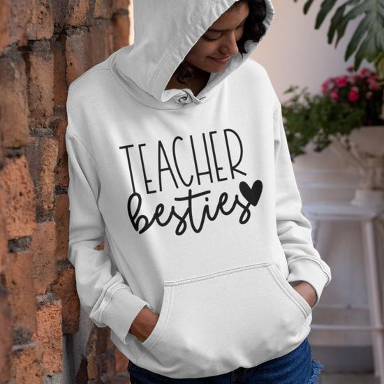 School Teacher Bestie Back To School 2022 Bff Best Friends Youth Hoodie Thegiftio UK