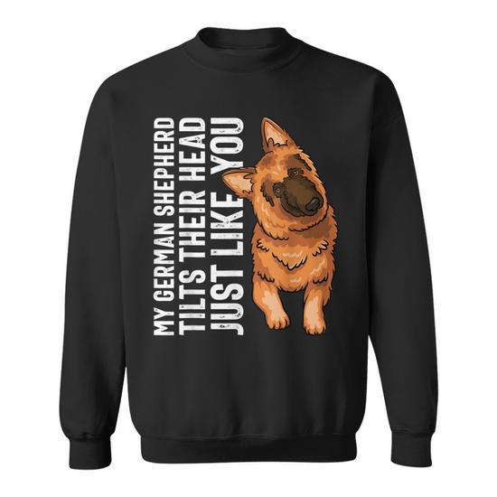 German Shepherd Funny German Shepherd Dog Lover Sweatshirt Mazezy UK