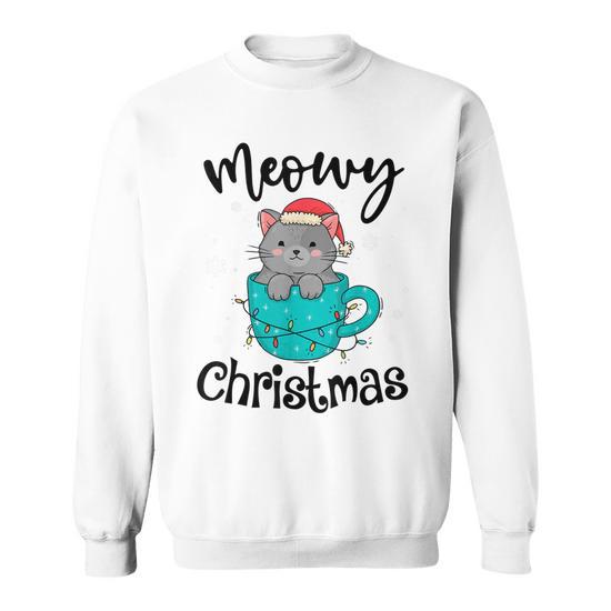 Meowy christmas pajamas sale