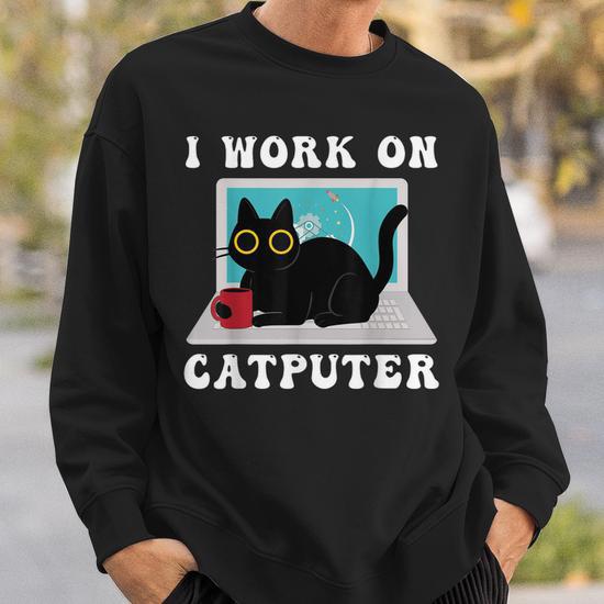 Cat lover sweatshirt online