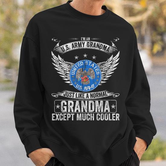 Army grandma sweatshirt sale