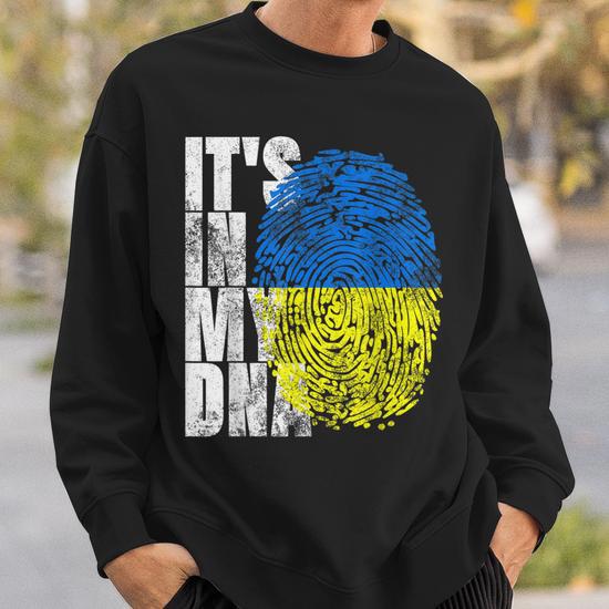 It's In My DNA Ukrainian Vyshyvanka Kozak Flag T-Shirt – Heritage Tee For Men, Women & Kids
