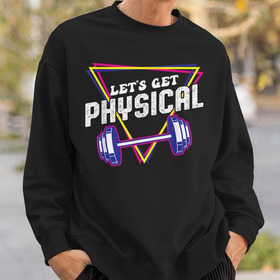 80s workout sweatshirt hotsell