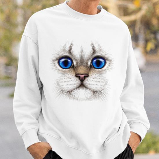 Cat face sweater best sale