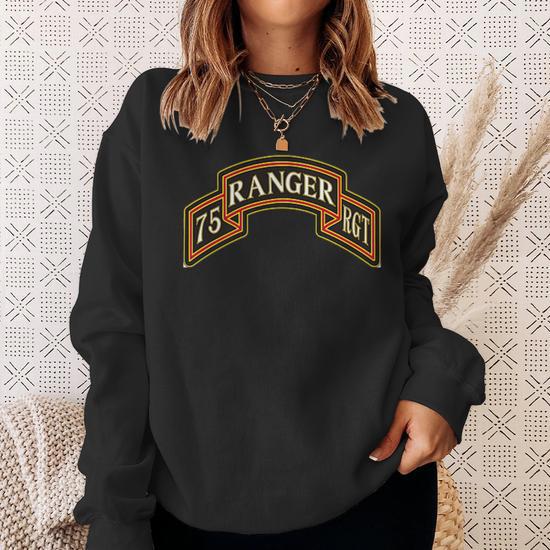 Us Army Ranger 75Th Regiment Men Women Sweatshirt Graphic Print Unisex Seseable UK