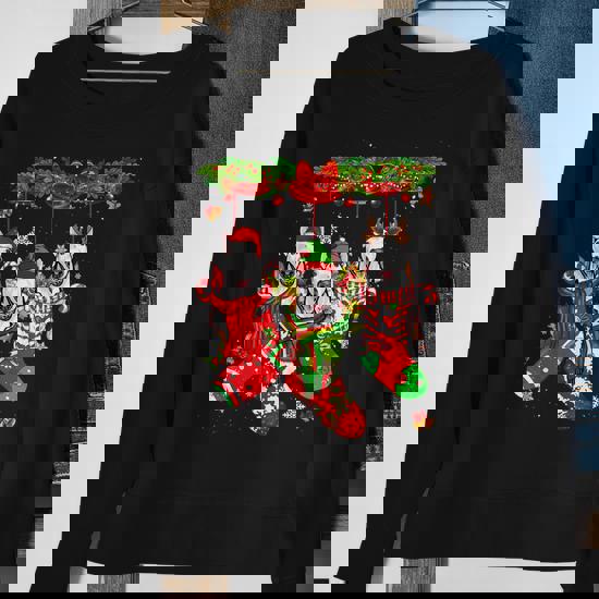 Bull Terrier Christmas Socks T-Shirt