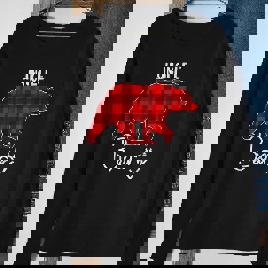 Uncle Bear Red Plaid Christmas Pajama Matching Family Gift T-Shirt Uncle Bear Red Plaid Christmas Pajama Matching Family Gift T-Shirt
