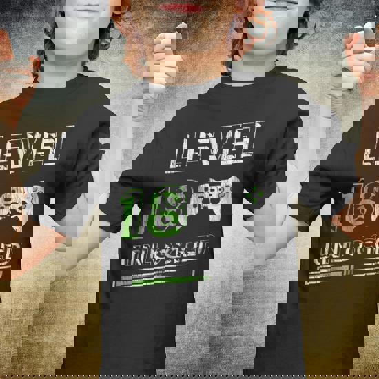 Level 18 Unlocked - 18 Year Old Gamer Funny Birthday T-Shirt Level 18 Unlocked - 18 Year Old Gamer Funny Birthday T-Shirt