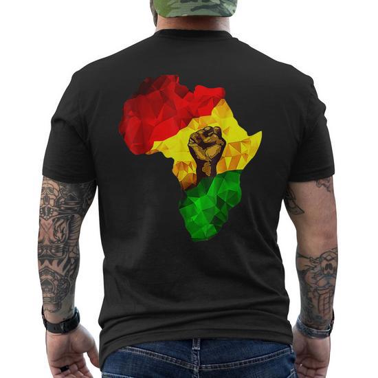 Africa Map Rising Hand Junenth African Pride Freedom Day