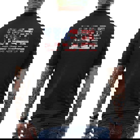 Usa T-Shirt American Flag Us America United States 4th July Usa T-Shirt American Flag Us America United States 4th July