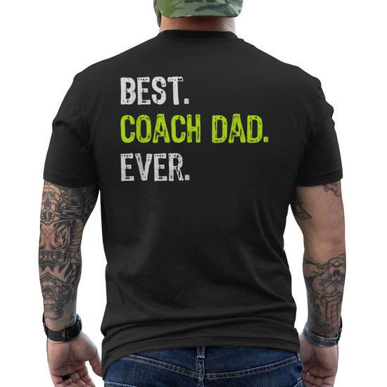 Best Dad Coach Ever Funny Baseball Fathers Day Gifts For Shirt