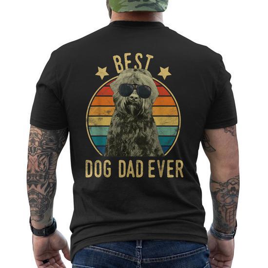 Best Dog Dad Ever Black Russian Terrier Father's Day T-Shirt