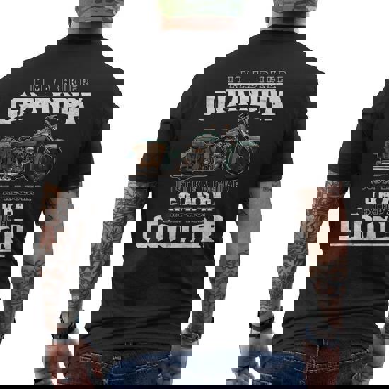 Mens Best Grandpa Biker Motorcycle T Shirt Gift For Grandfather Mens Best Grandpa Biker Motorcycle T Shirt Gift For Grandfather