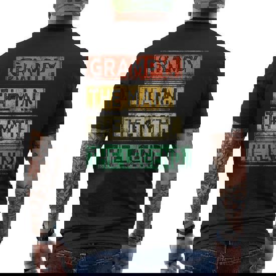 Grampy The Man The Myth The Legend Grandpa Grampy T-Shirt Grampy The Man The Myth The Legend Grandpa Grampy T-Shirt