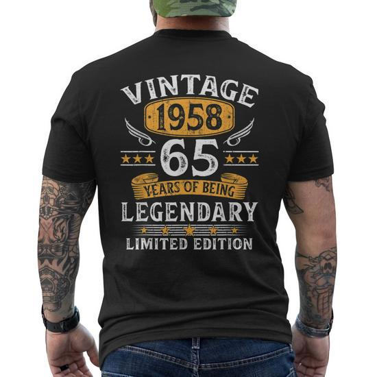 Vintage 1958 Limited Edition Caps 65th Birthday Gift 65 Years Old