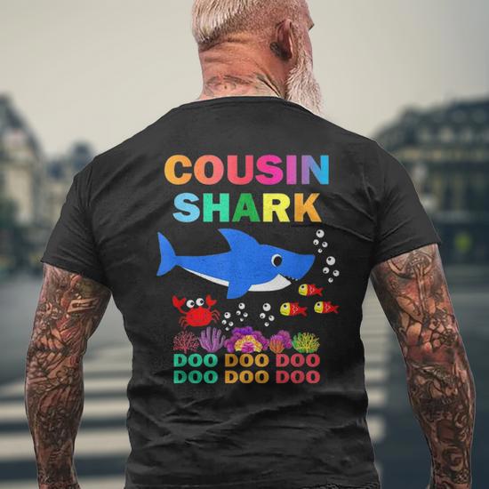 cousin shark t shirt