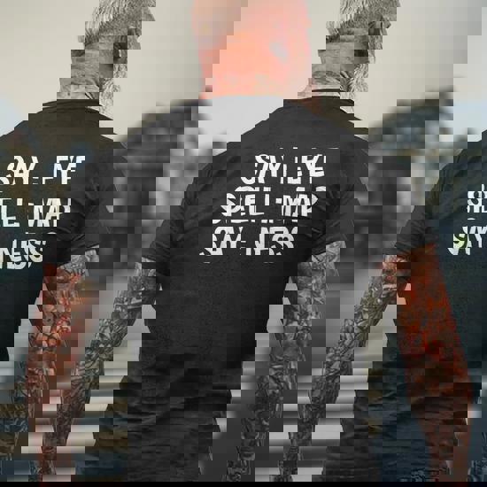 Say:Eye | Spell:Map | Say:Ness Vintage T-Shirt Say:Eye | Spell:Map | Say:Ness Vintage T-Shirt