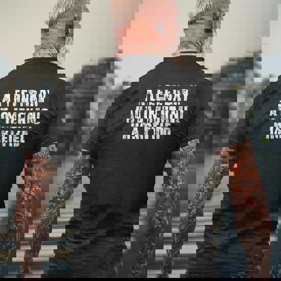 A Legendary Mechanic Has Retired Retirement Gift T-Shirt A Legendary Mechanic Has Retired Retirement Gift T-Shirt