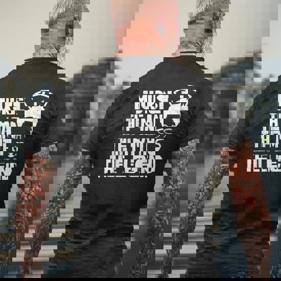 Murse The Man The Myth The Legend Vintage Male Nurse Shirt
