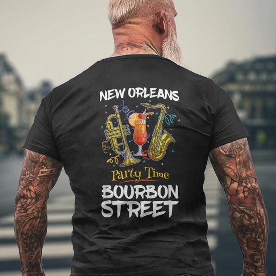 New Orleans Louisiana Bourbon Street Jazz Party Souvenir Men's