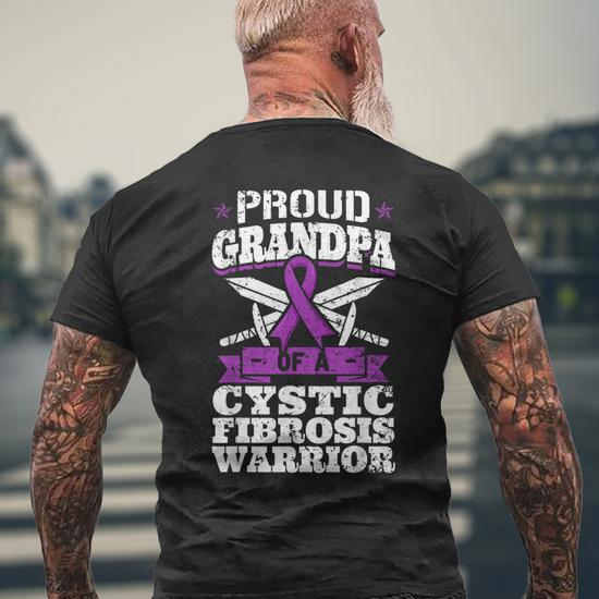 Amazon.com: I Wear Purple for My Mom Cystic Fibrosis CF Awareness T-Shirt :  Clothing, Shoes & Jewelry