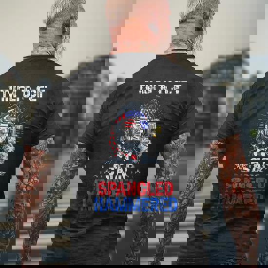 Time To Get Star Spangled Hammered 4th Of July Men Lincoln Tank Top