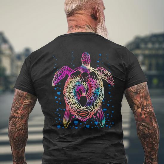 tribal polynesian tattoo ocean animal lover tie dye turtle s back t shirt 20230409145647