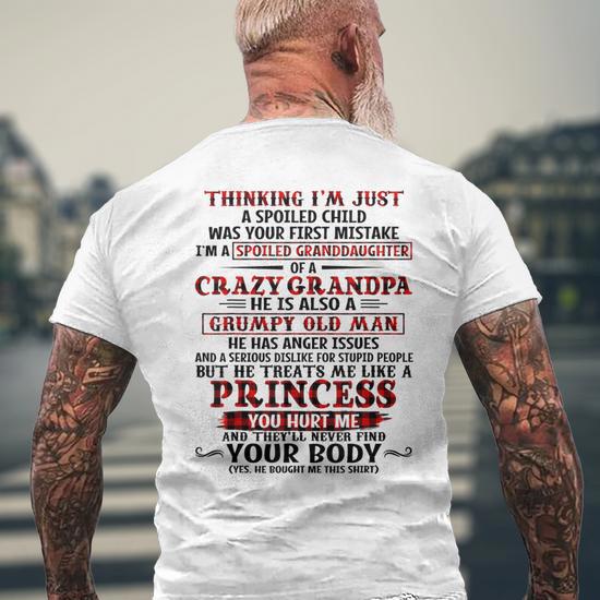 spoiled granddaughter t shirt