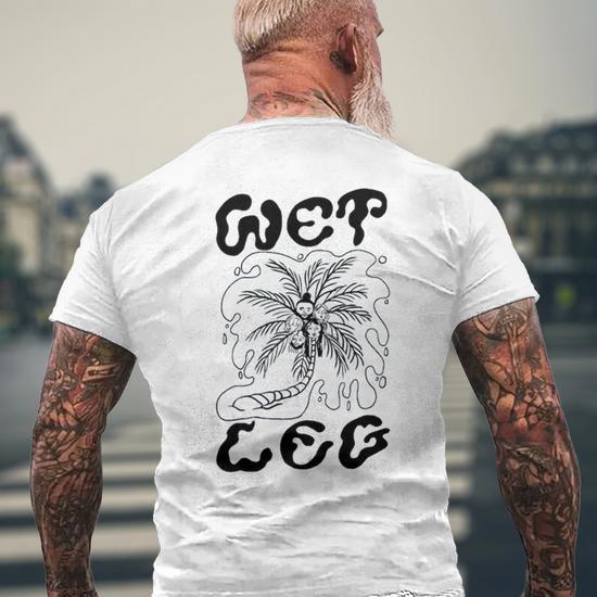 Wet Leg Men's Back Print T-shirt | Mazezy UK