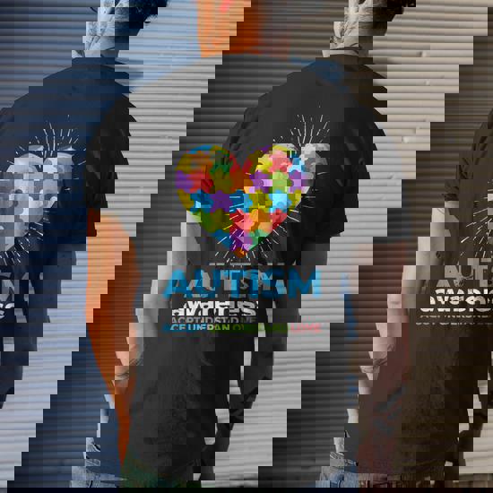 Autism Awareness Day Support T-Shirt Accept Understand Love