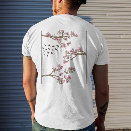 Aesthetic Japanese Style Cherry Blossom Tree Sakura Japan Men's