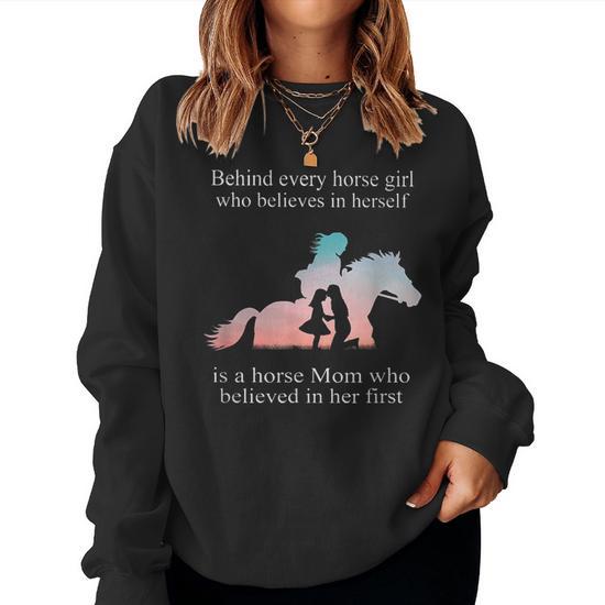 Horse on sale girl sweatshirt