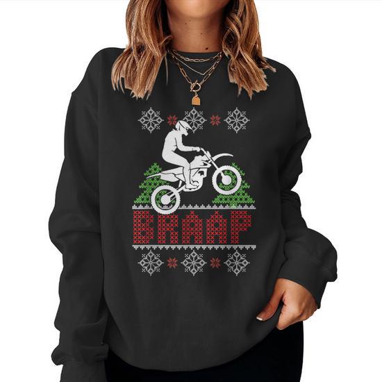 Dirt bike ugly 2025 christmas sweater