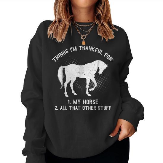 Horse deals girl sweatshirt