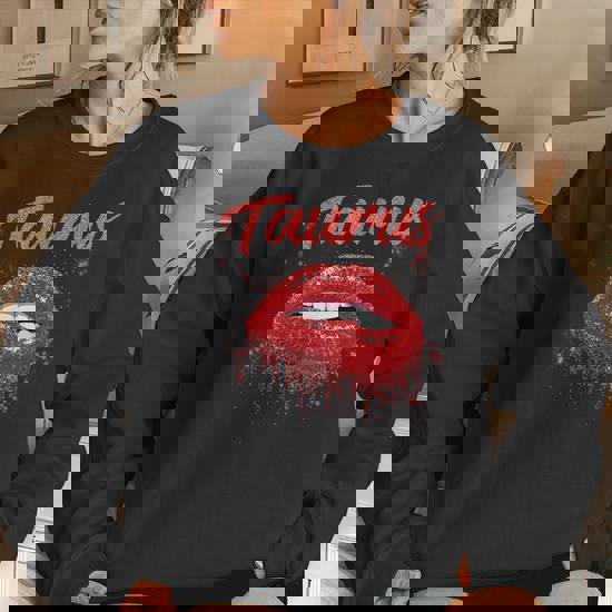 Taurus Zodiac Birthday Red Lips T-Shirt For Black Women Taurus Zodiac Birthday Red Lips T-Shirt For Black Women