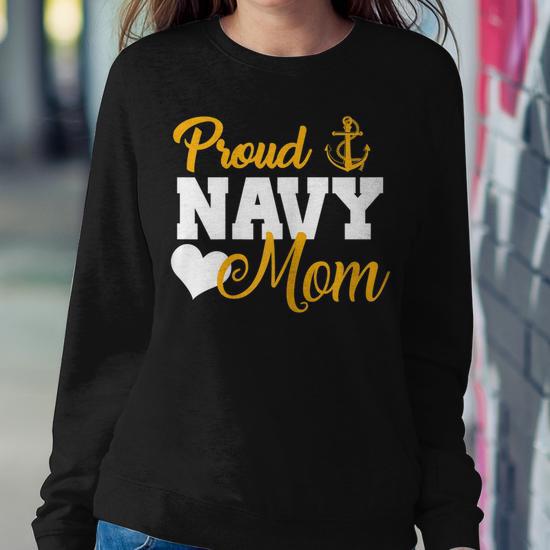 Navy mom hoodie online