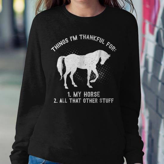 Thing Love Horse Women Horse Girl Women Sweatshirt Mazezy