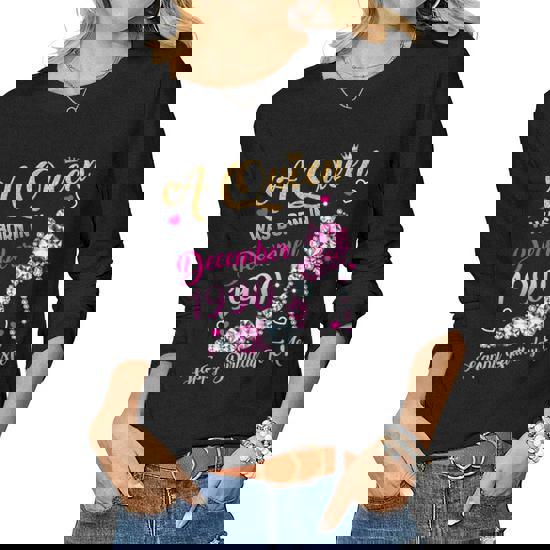 Womens 29 Birthday Queen December 1990 Happy Birthday To Me T-Shirt Womens 29 Birthday Queen December 1990 Happy Birthday To Me T-Shirt