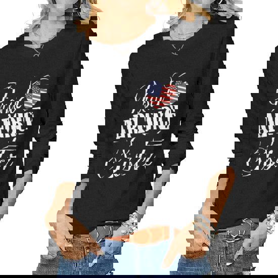 Proud Air Force Sister Shirt Us Heart Military Women Proud Air Force Sister Shirt Us Heart Military Women