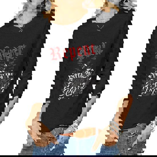 Repent Christian Women T shirt Repent Christian Women T shirt