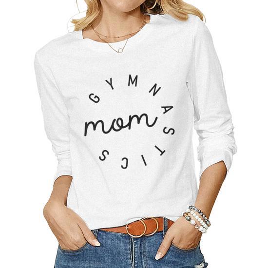 Gymnastics Mom Vintage Sports Long T-Shirt