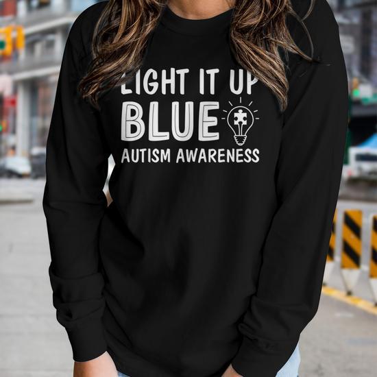 light it up blue t shirts